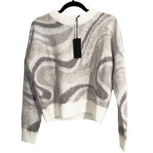 Twenty Montreal Spectrum Swirl Mohair Crewneck Size Small